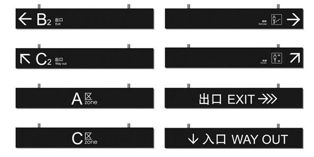 办公楼导向标识系统常用分类