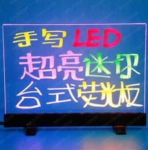 台式双面透明亚克力荧光板