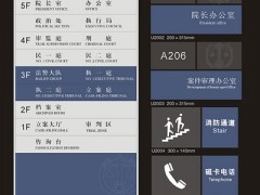 酒店室内标识从空间上分有哪些分类